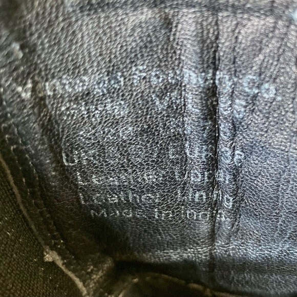 NEW Vintage Foundry Co. Main Croc Embossed Black Leather Ankle Boot Size 7.5 - Picture 16 of 16